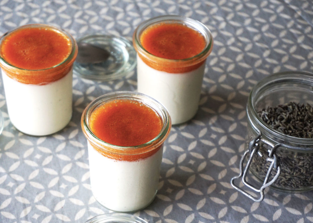 Recette Panna Cotta La Lavande Et Son Coulis D Abricots Blog Cuisine