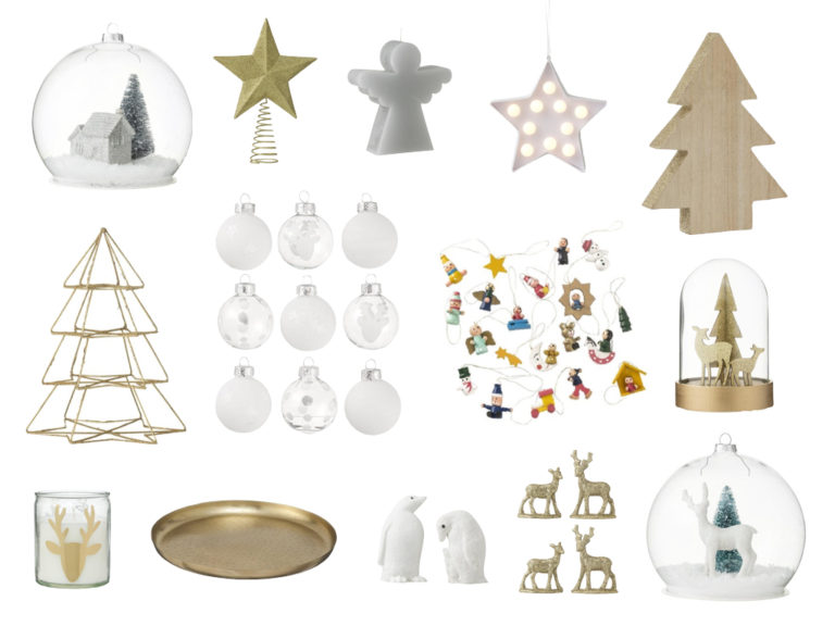 Décoration de Noël pas cher ma sélection shopping 2017 Blog déco