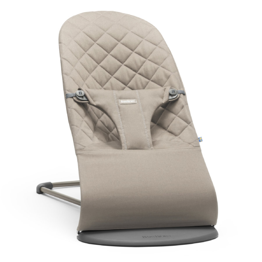 babybjoern transat bebe bliss cotton gris sable a