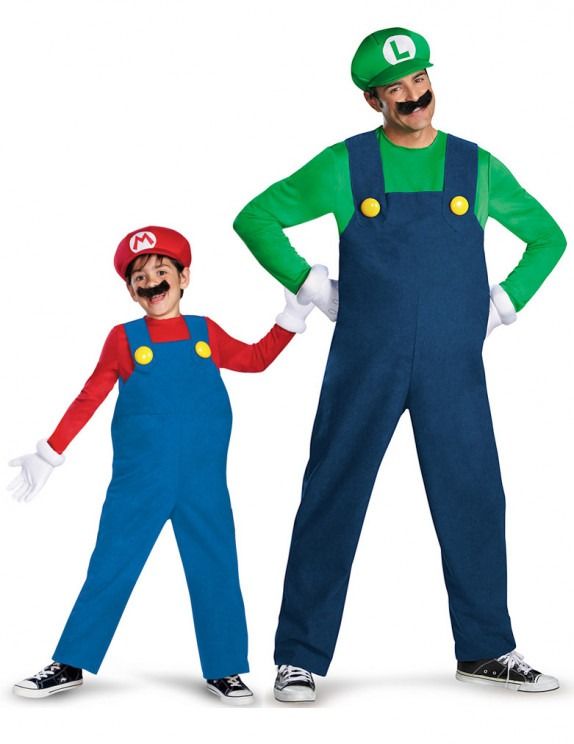 deguisement duo luigi mario