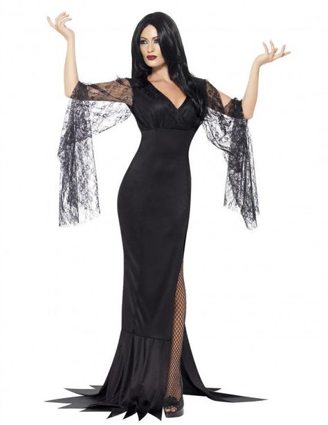 deguisement femme morticia