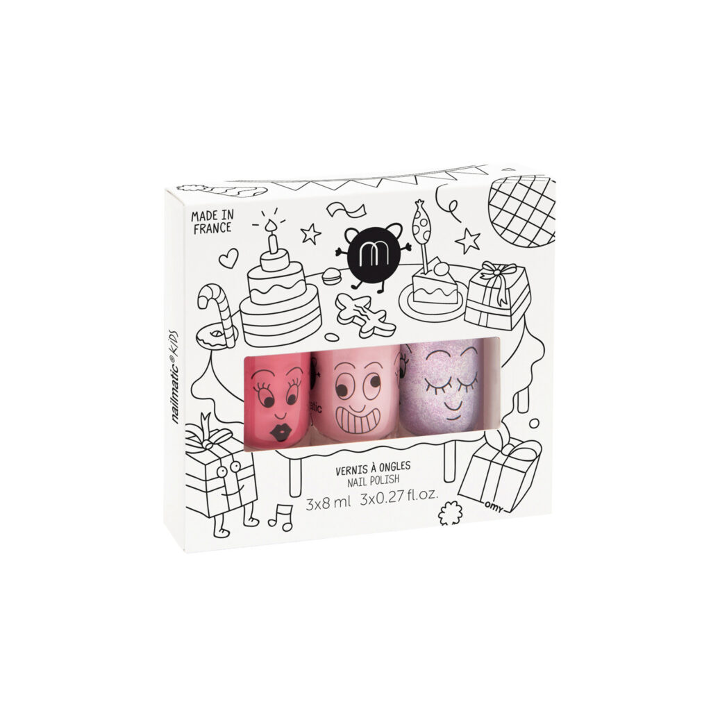 coffret vernis rose party