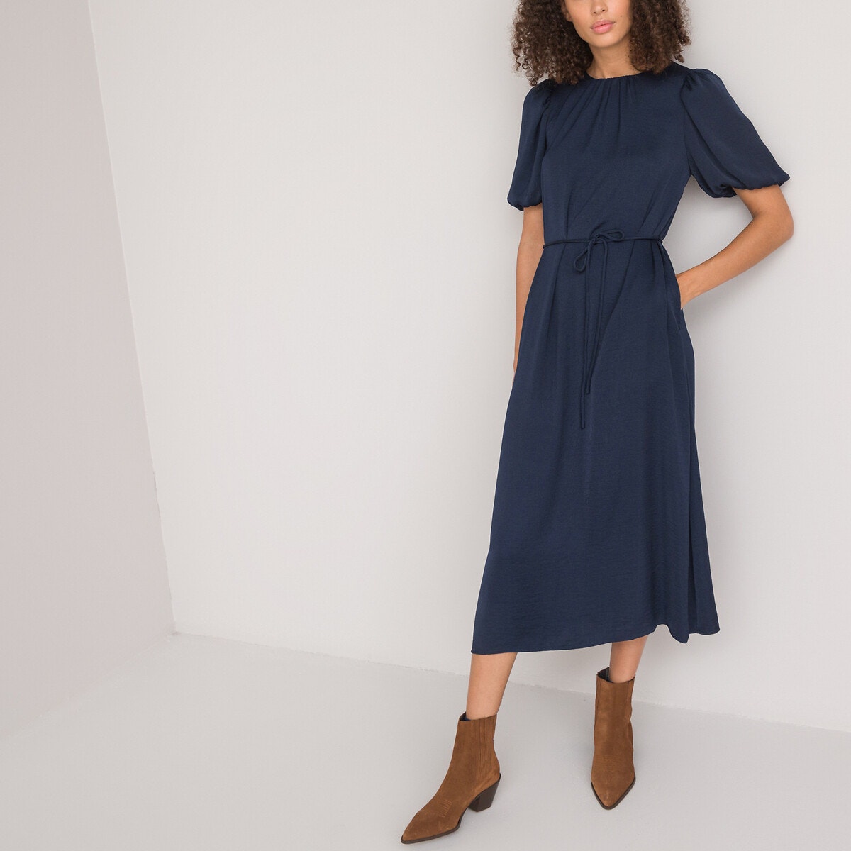 robe bleue femme