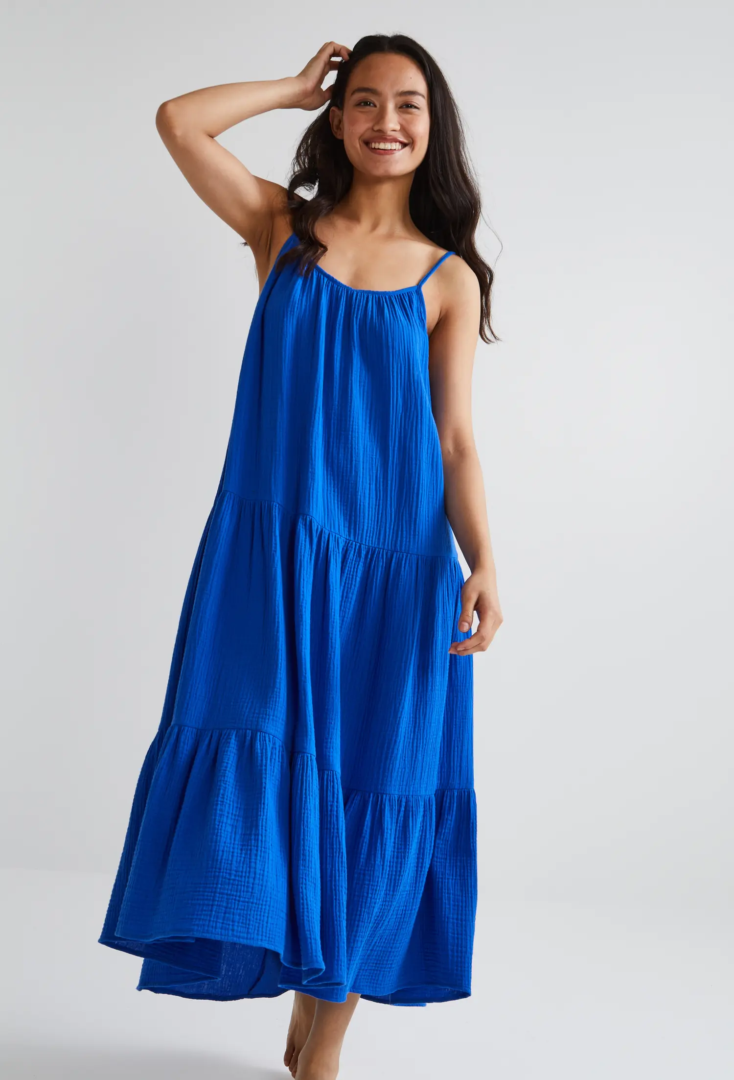 robe bleue femme