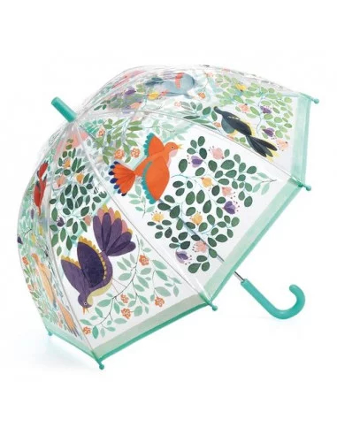 parapluie fleurs et oiseaux djeco