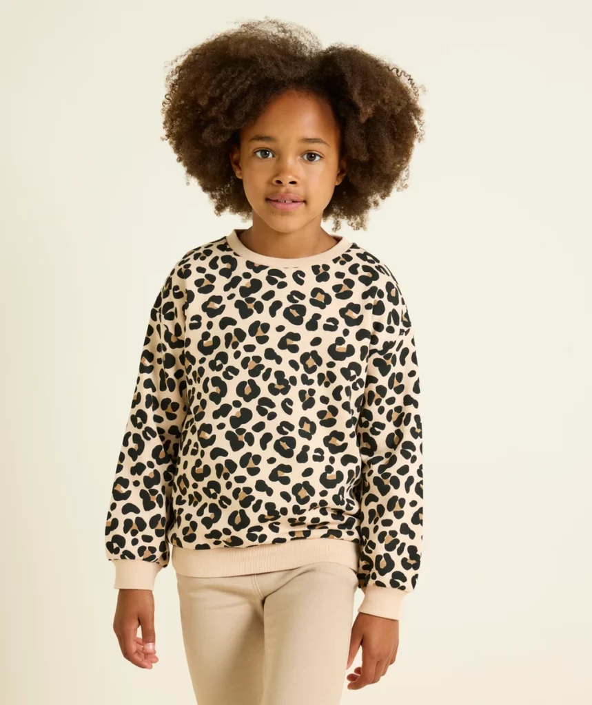 sweat leopard fille tao