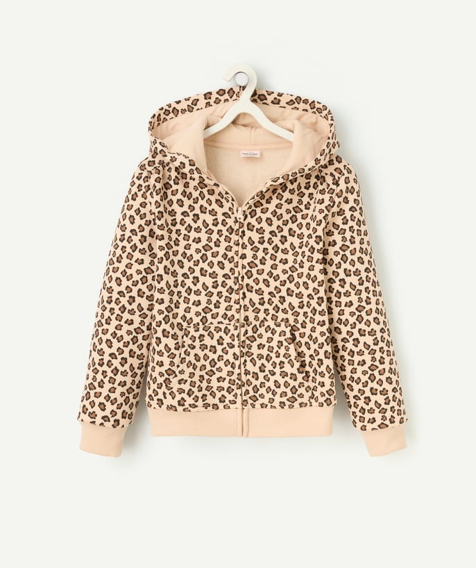 sweat zippe leopard