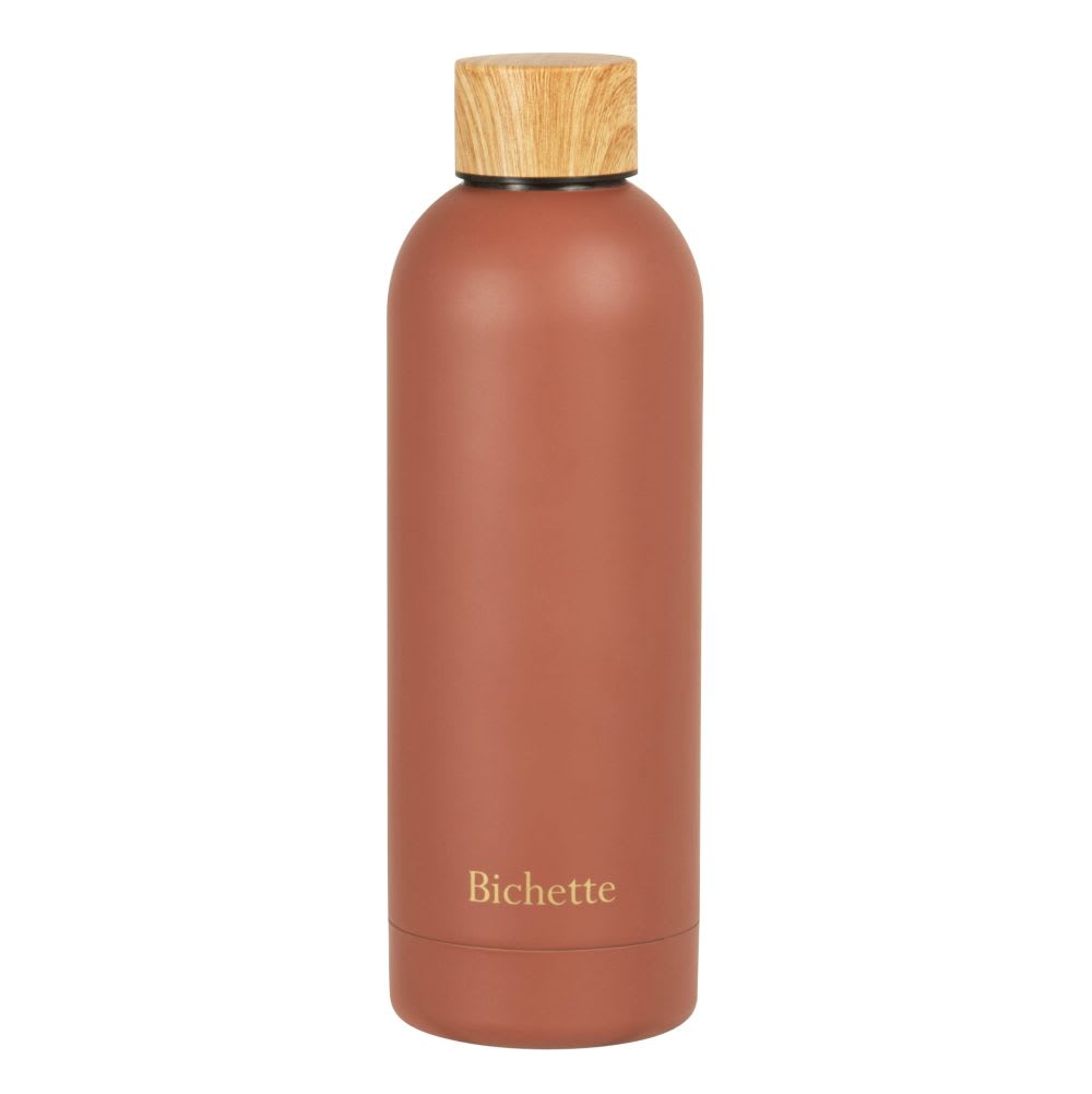 bouteille isotherme en acier rose l