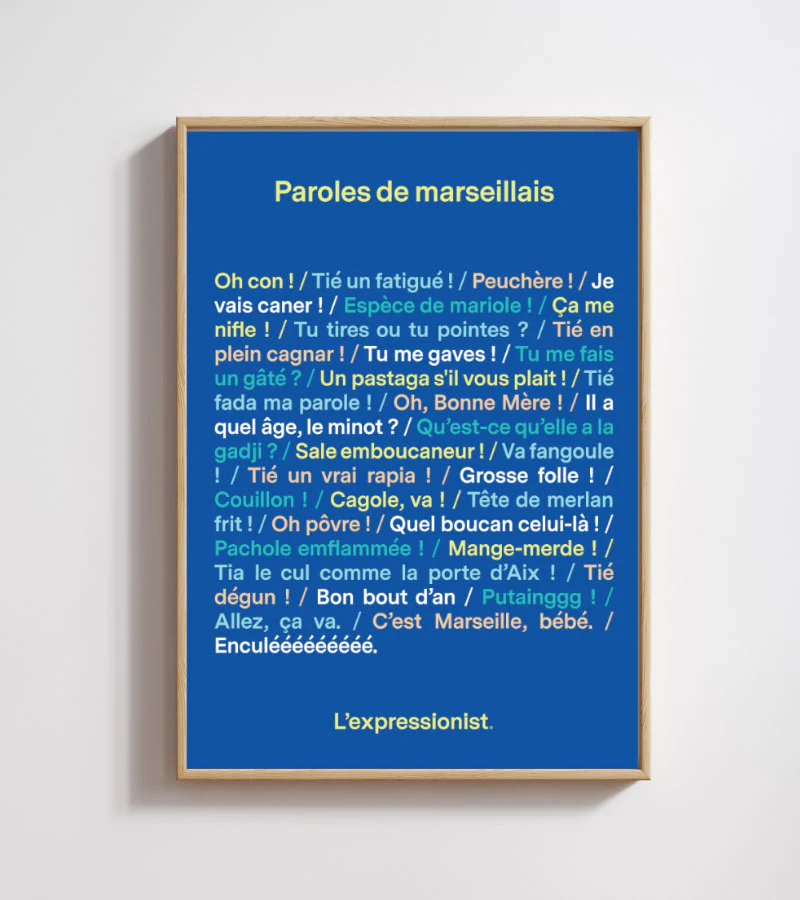 poster phrases cultes de marseillais drole