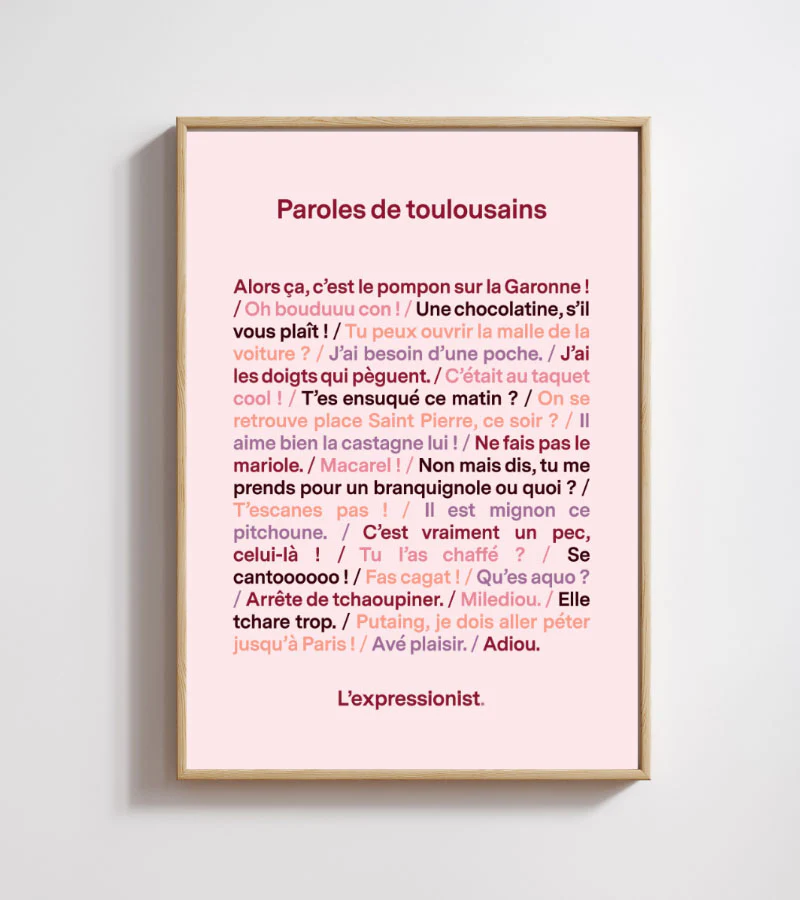 poster phrases cultes de toulousains drole