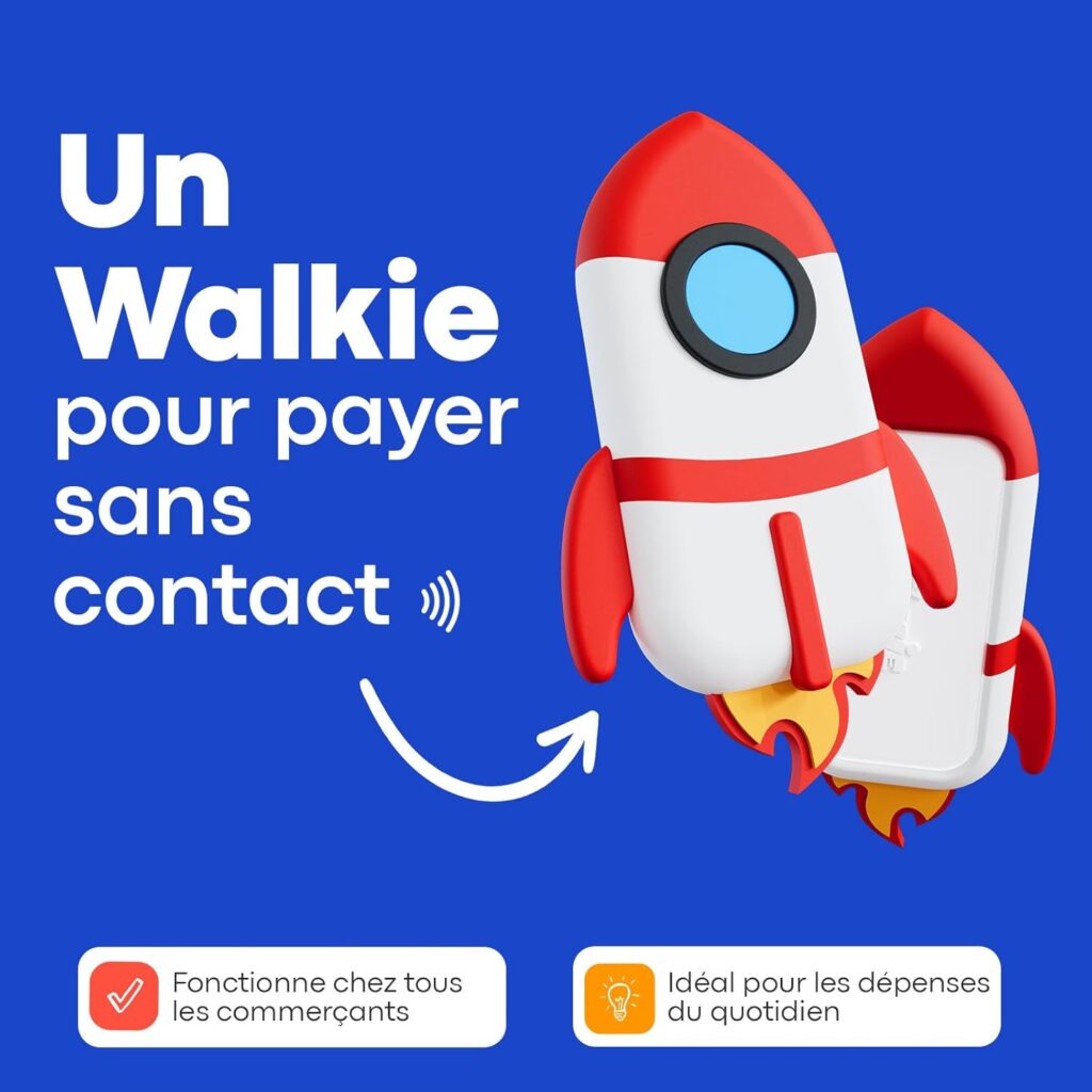 money walkie paiement sans contact enfant ado